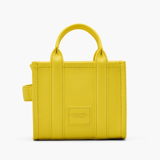 Marc Jacobs Marc Jacobs Kadın Fermuar Kapamalı Logo Detaylı Deri Mini Sarı2 Omuz Çantası H053L01RE22-790