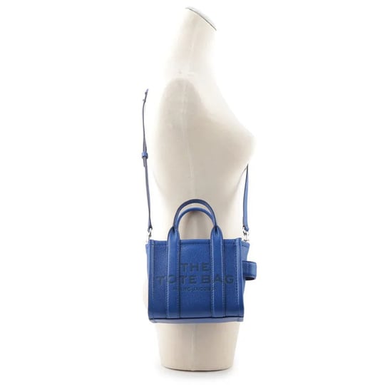 Marc Jacobs Marc Jacobs Kadın Fermuar Kapamalı Logo Detaylı Deri Mini Mavi2 Omuz Çantası H053L01RE22-486