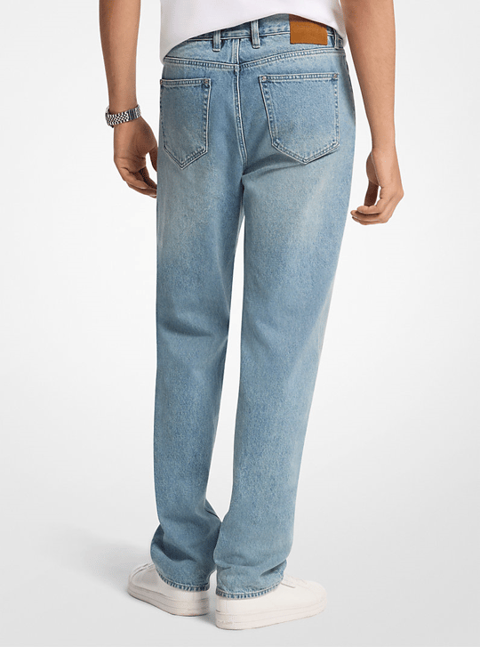 Michael Kors Michael Kors Erkek Denim Kumaş  Normal Bel Düz Model Mavi Jeans CS5900KHP3-HORIZON