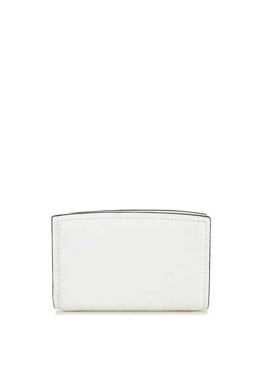 Michael Kors Michael Kors Kadın Kart ve Nakit Bölmeli Fermuarlı Ve Çıtçıt Kapama Deri Beyaz Cüzdan 32S5SYTZ2L-OPTICWHITE