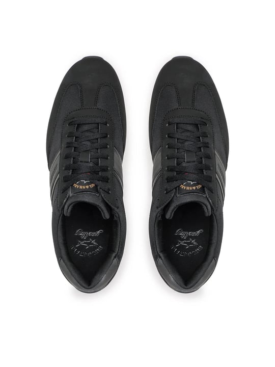 Paul Shark Paul Shark Erkek Bağcıklı Marka Logolu Spor Stil Siyah Sneaker 12318008-011