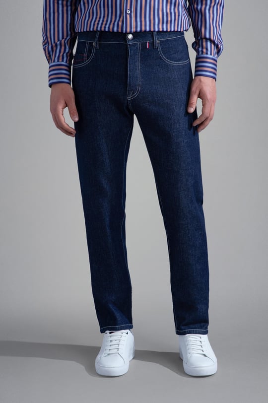 Paul Shark Paul Shark Erkek Denim Cepli Normal Kalıp Günlük Kullanım Lacivert Jeans 13314100-003
