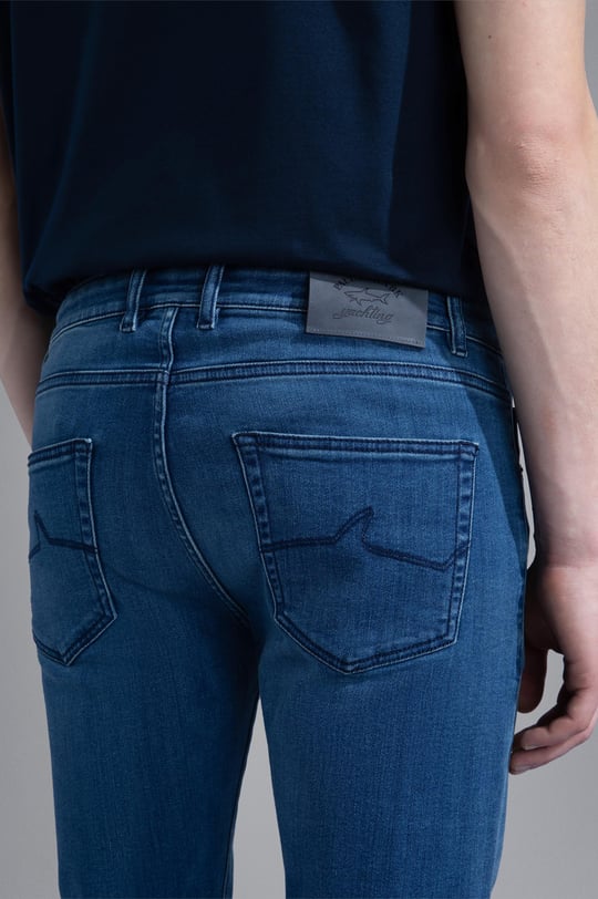 Paul Shark Paul Shark Erkek Denim Kumaş  Normal Bel Düz Model Mavi1 Jeans 13314120-001