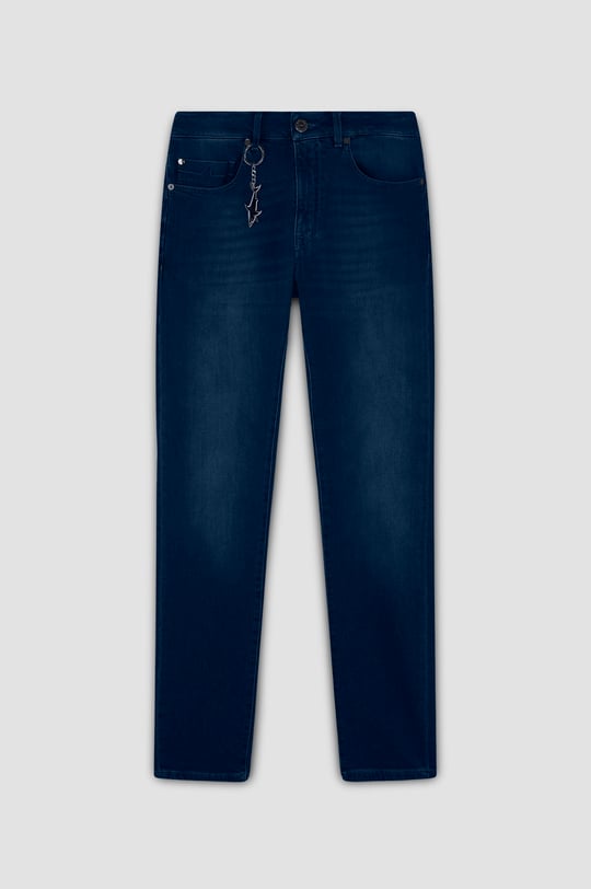Paul Shark Paul Shark Erkek Denim Kumaş  Normal Bel Düz Model Lacivert Jeans 25414105-J03