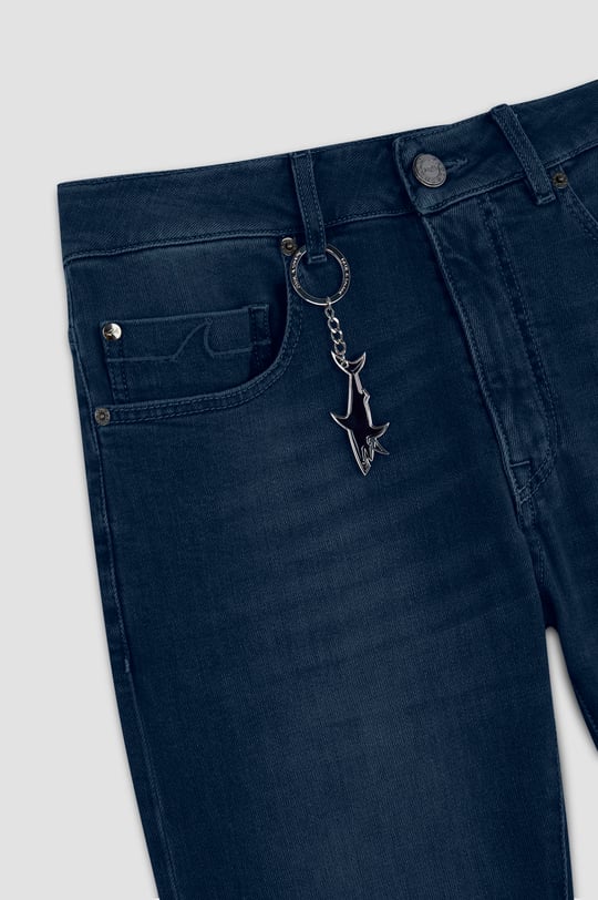 Paul Shark Paul Shark Erkek Denim Kumaş  Normal Bel Düz Model Lacivert Jeans 25414105-J03