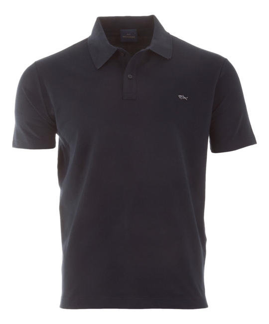 Paul Shark Paul Shark Erkek Düğme Kapama Kısa Kol %100 Pamuk Lacivert Polo Yaka T-Shirt 26411273-013