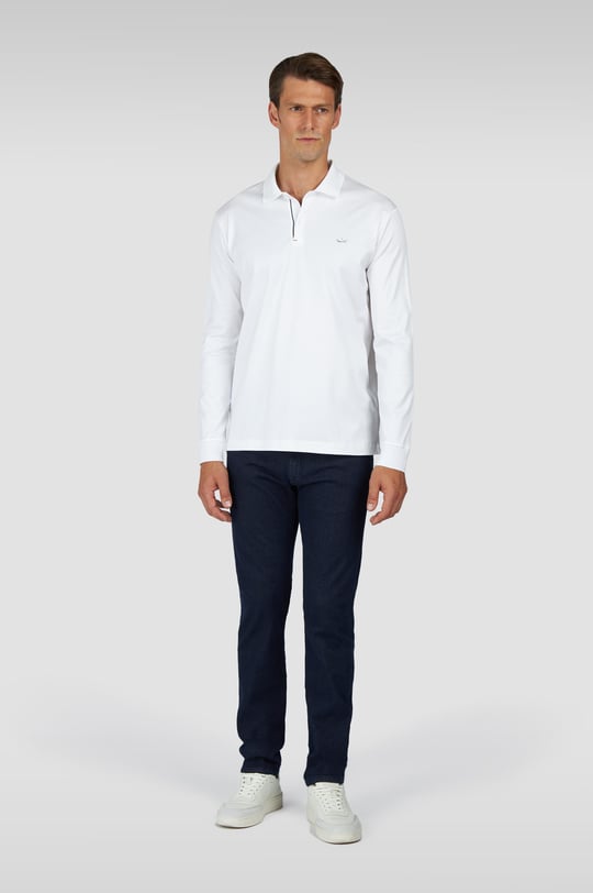 Paul Shark Paul Shark Erkek Düğme Kapama Uzun Kol Polo Yaka Reqgular Fit Bej Polo Yaka T-Shirt 15311727-46A