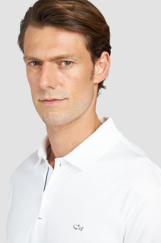 Paul Shark Paul Shark Erkek Düğme Kapama Uzun Kol Polo Yaka Reqgular Fit Bej Polo Yaka T-Shirt 15311727-46A