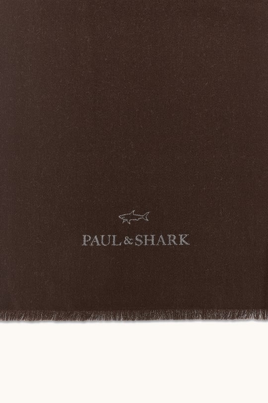 Paul Shark Paul Shark Erkek İkonik Tarz Yün Kahverengi-Gri Atkı 14317006-R23