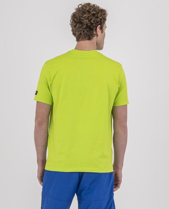 Paul Shark Paul Shark Erkek Logo Baskılı Bisiklet Yaka Normal Kesim Yeşil1 T-Shirt 22411044-136