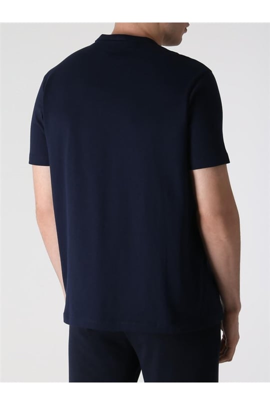 Paul Shark Paul Shark Erkek Logolu Basic Regular Fit Kısa Kollu Lacivert T-Shirt 23411027-013