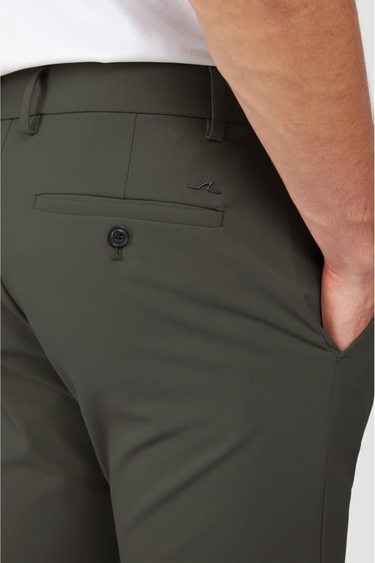 Paul Shark Paul Shark Erkek Logolu Dokuma Kumaş Normal Kalıp Koyu Yeşil Pantolon 14314096-025