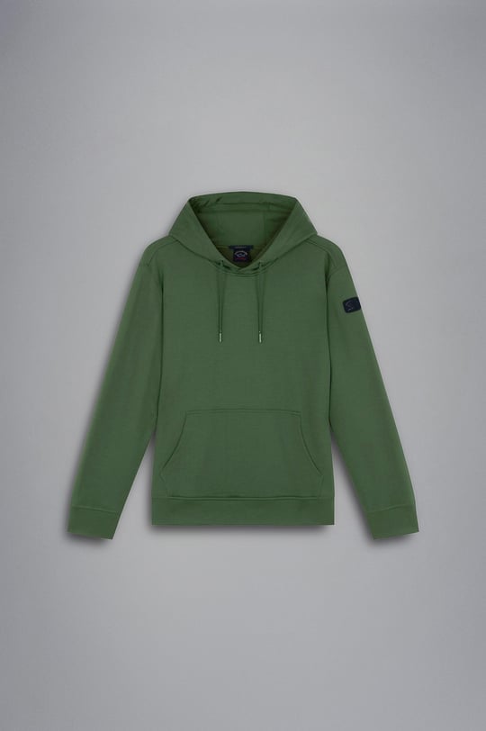 Paul Shark Paul Shark Erkek Marka Logolu Uzun Kollu Rahat Yeşil Sweatshirt 13311841-248
