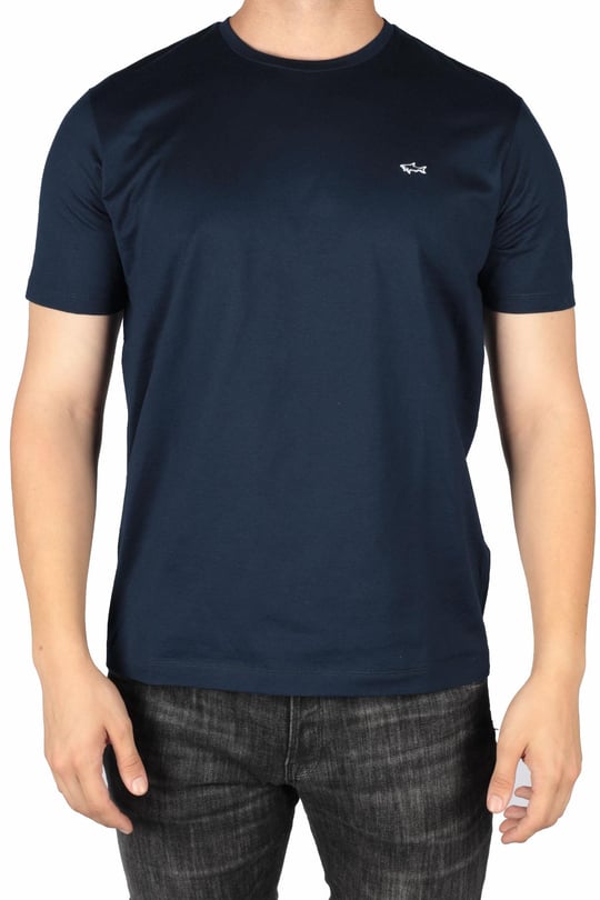 Paul Shark Paul Shark Erkek Marka Logo Detaylı Regular Fit Kısa Kollu Lacivert T-Shirt E20P1074-013