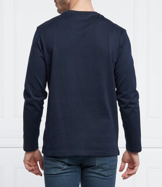Paul Shark Paul Shark Erkek Marka Logo Detaylı Regular Fit Uzun Kollu Lacivert Kazak 11311626-013