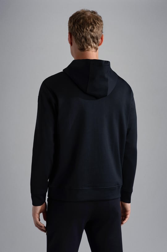Paul Shark Paul Shark Erkek Marka Logolu Uzun Kollu Rahat Siyah Sweatshirt 13311841-011