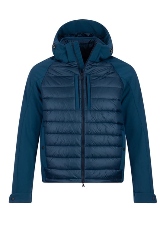 Paul Shark Paul Shark Erkek Marka Logo Detaylı Regular Fit Uzun Kollu Turkuaz Mont 12312106-432