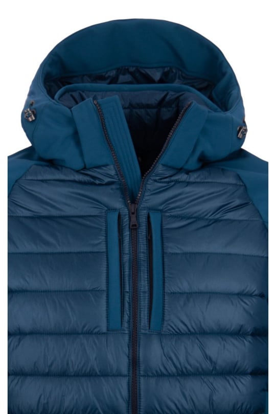 Paul Shark Paul Shark Erkek Marka Logo Detaylı Regular Fit Uzun Kollu Turkuaz Mont 12312106-432