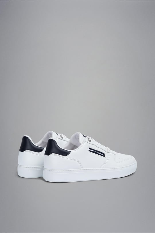 Paul Shark Paul Shark Erkek Marka Logolu Deri Günlük Kullanım Beyaz Sneaker 12318006-010