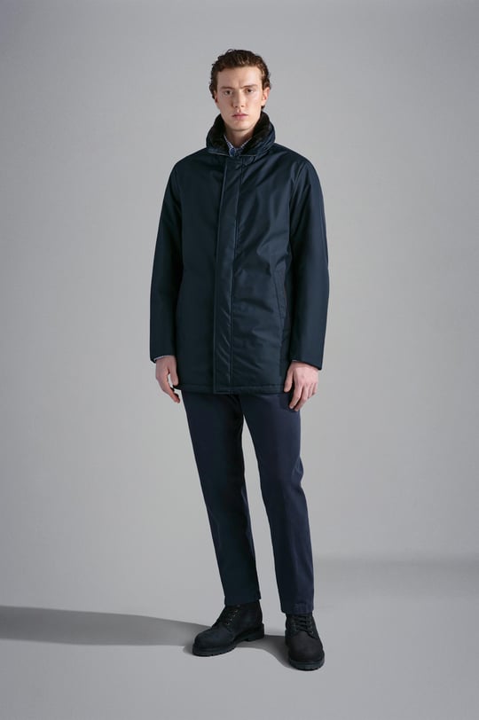 Paul Shark Paul Shark Erkek Marka Logo Detaylı Regular Fit Uzun Kollu Lacivert Mont 13312074-050