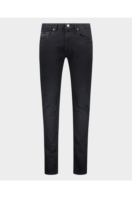 Paul Shark Paul Shark Erkek Marka Logo Detaylı Regular Fit %100 Pamuk Mavi Pantolon 22414109-130