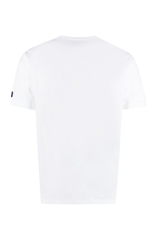 Paul Shark Paul Shark Erkek Marka Logo Detaylı Regular Fit Kısa Kollu Beyaz T-Shirt 23411198A-010