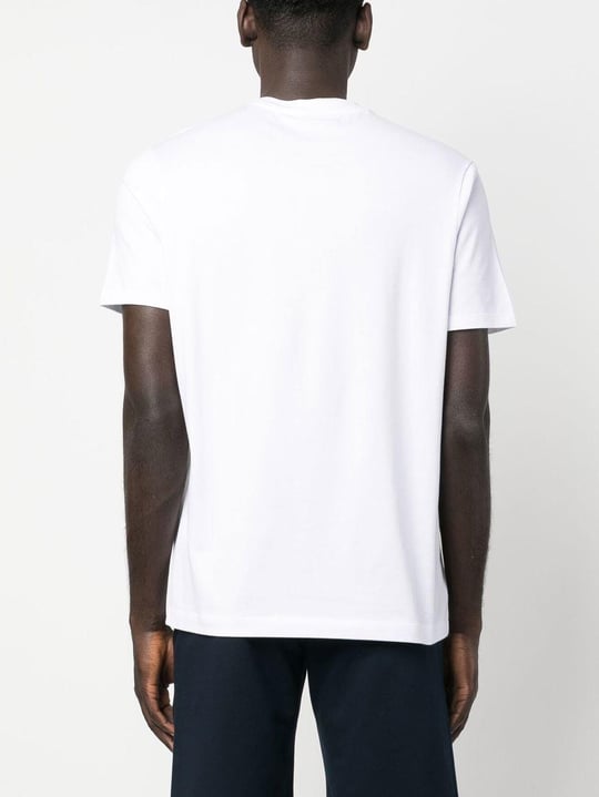 Paul Shark Paul Shark Erkek Marka Logo Detaylı Regular Fit Kısa Kollu Beyaz T-Shirt 23411015-010