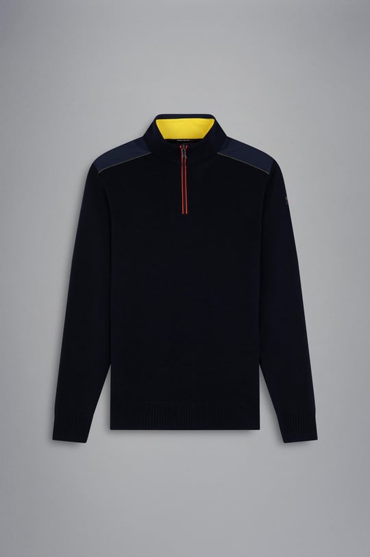 Paul Shark Paul Shark Erkek Marka Logolu Uzun Kollu Rahat Lacivert Sweatshirt 13311158-050