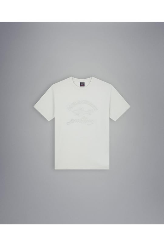 Paul Shark Paul Shark Erkek Pamuklu Bisiklet Yaka Kısa Kollu Yeşil T-Shirt 23411196-198