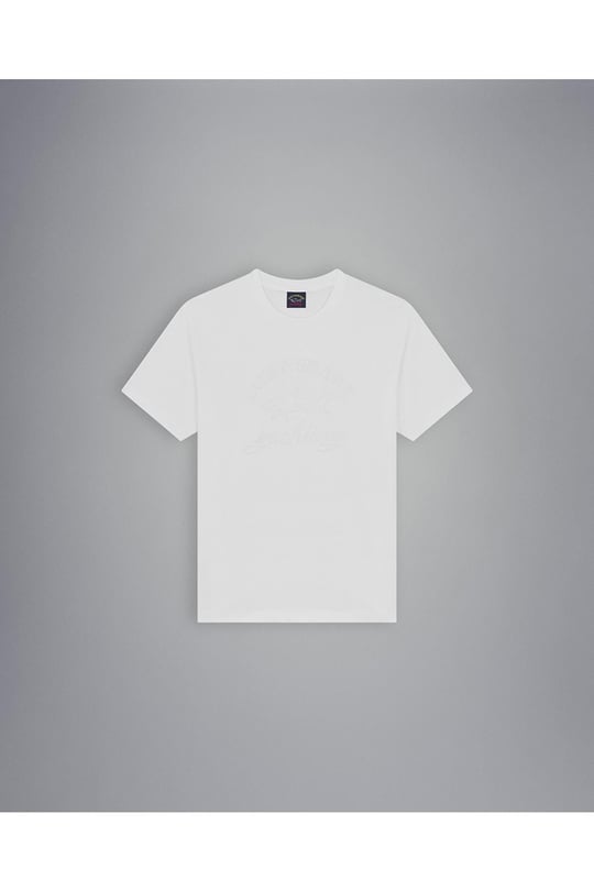 Paul Shark Paul Shark Erkek Pamuklu Bisiklet Yaka Kısa Kollu 010 T-Shirt 23411196-010