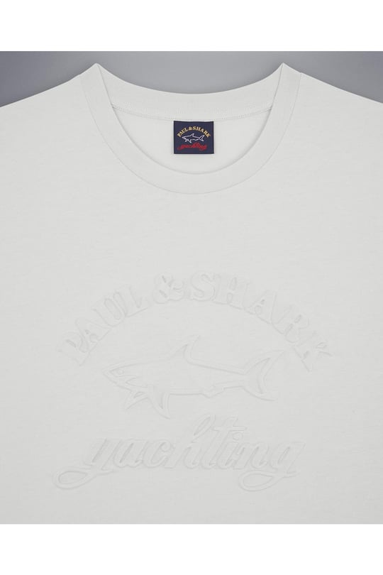 Paul Shark Paul Shark Erkek Pamuklu Bisiklet Yaka Kısa Kollu Yeşil T-Shirt 23411196-198