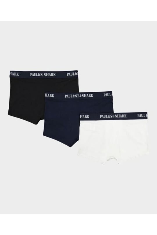 Paul Shark Paul Shark Erkek Pamuklu Logo Detaylı Rahat Siyah BOXER 11315105-999