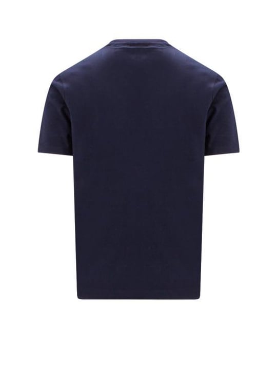 Paul Shark Paul Shark Erkek Pamuklu Regular Fit Düz Kısa Kollu Lacivert T-Shirt 23411053-013