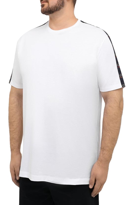 Paul Shark Paul Shark Erkek Pamuklu Regular Fit Düz Kısa Kollu Beyaz T-Shirt 21411008-010