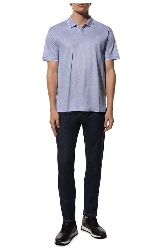Paul Shark Paul Shark Erkek Pamuklu Regular Fit Düz Lacivert Jeans 23414100-003
