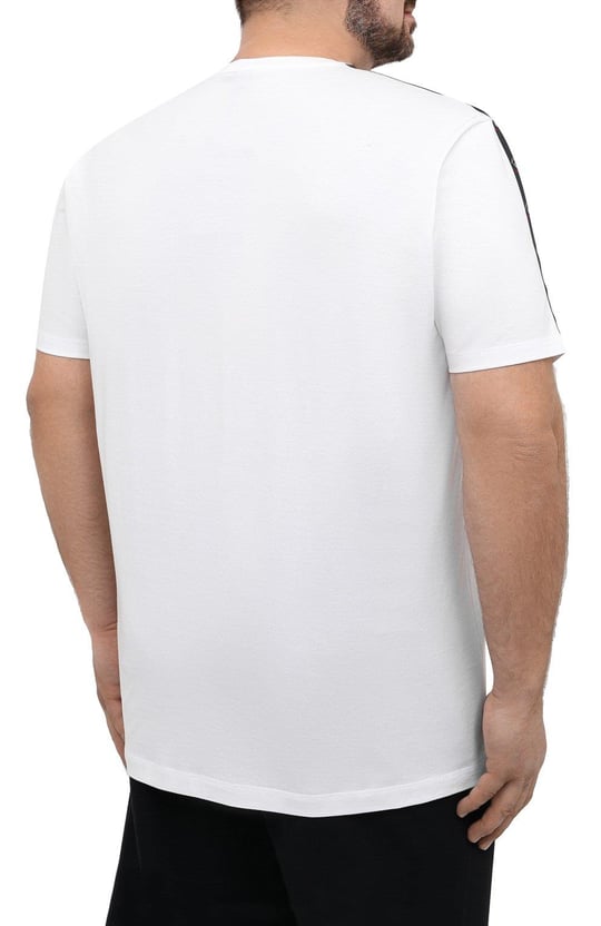 Paul Shark Paul Shark Erkek Pamuklu Regular Fit Düz Kısa Kollu Beyaz T-Shirt 21411008-010