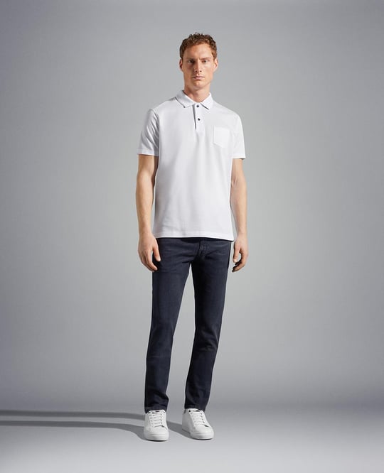 Paul Shark Paul Shark Erkek Pamuklu Regular Fit Düz Gri Jeans 23414107-008