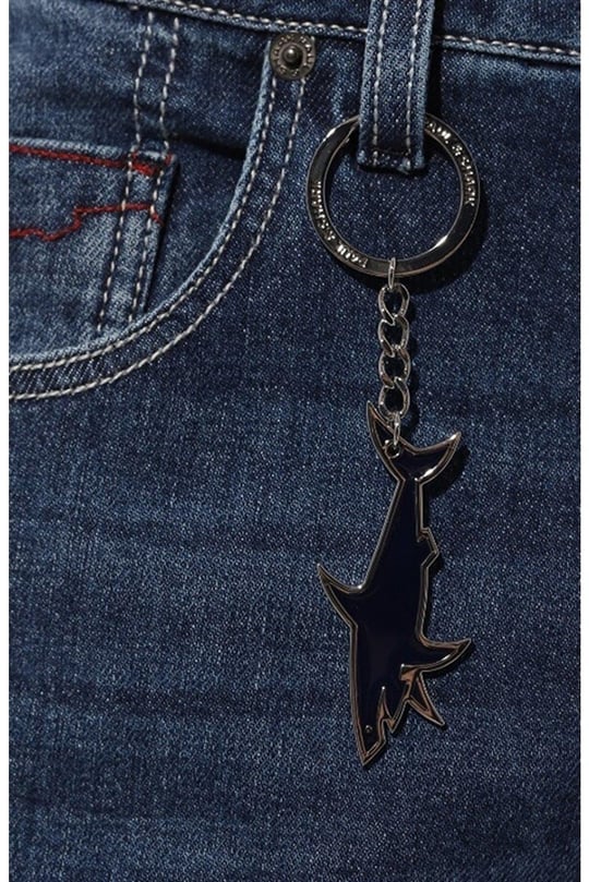 Paul Shark Paul Shark Erkek Pamuklu Regular Fit Düz Mavi Jeans 23414100-002