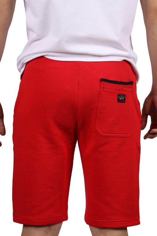 Paul Shark Paul Shark Erkek Pamuklu Regular Fit Düz Kırmızı Şort 21411852-577
