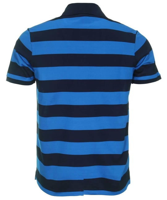 Paul Shark Paul Shark Erkek Polo Yaka Düğme Kapamalı Kısa Kollu Mavi Polo Yaka T-Shirt COP1012-144
