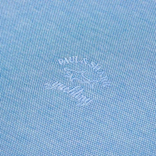 Paul Shark Paul Shark Erkek Polo Yaka Düğme Kapamalı Kısa Kollu Mavi Polo Yaka T-Shirt 21411218-209