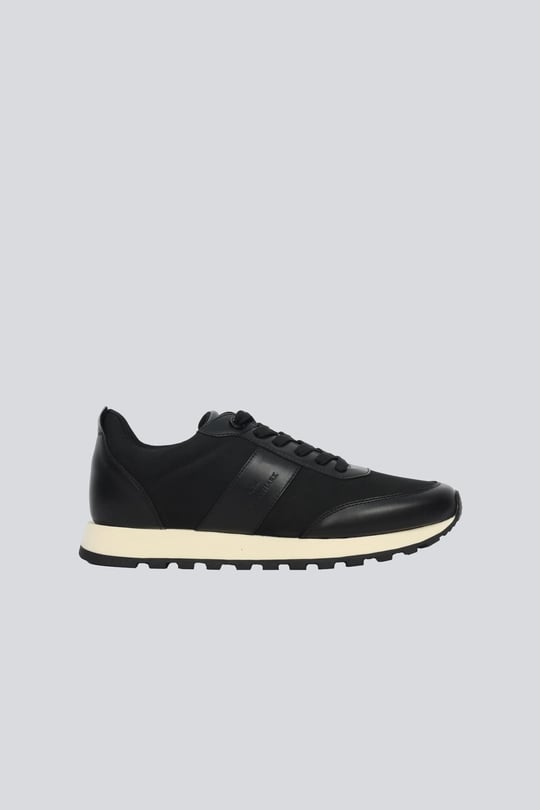 Paul Shark Paul Shark Erkek Rahat Yüksek Taban Deri Siyah Sneaker 15318012-011