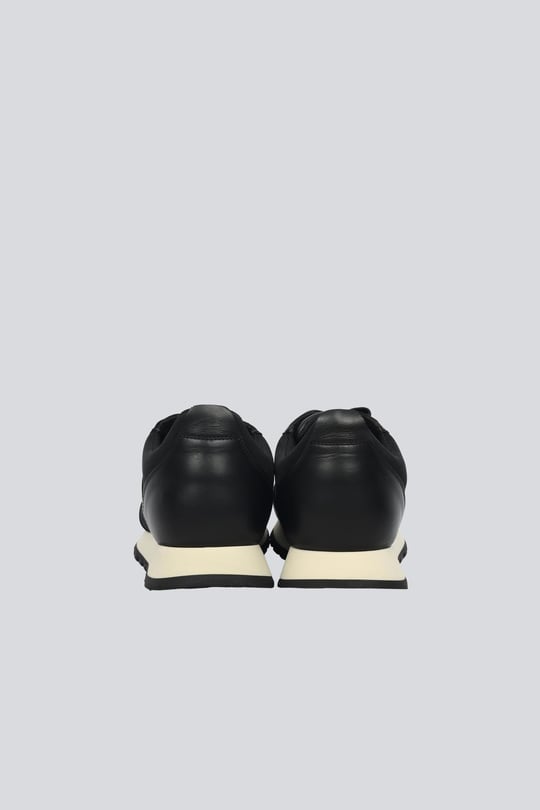 Paul Shark Paul Shark Erkek Rahat Yüksek Taban Deri Siyah Sneaker 15318012-011