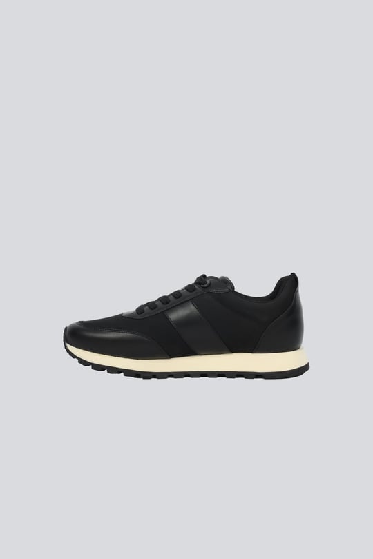 Paul Shark Paul Shark Erkek Rahat Yüksek Taban Deri Siyah Sneaker 15318012-011