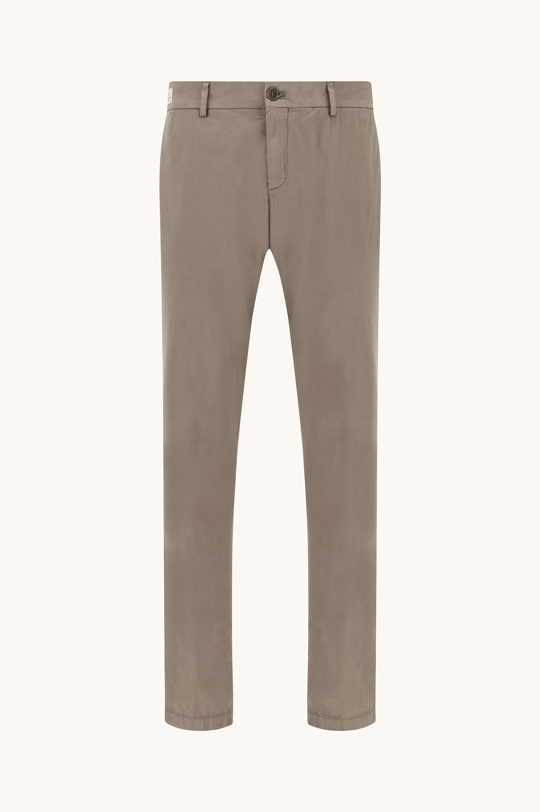 Paul Shark Paul Shark Erkek Regular Fit Normal Bel Daralan Paça Pamuklu Haki Pantolon 25414043-090