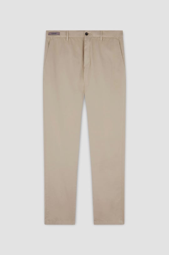 Paul Shark Paul Shark Erkek Regular Fit Normal Bel Daralan Paça Pamuklu Bej Pantolon 25414043-203