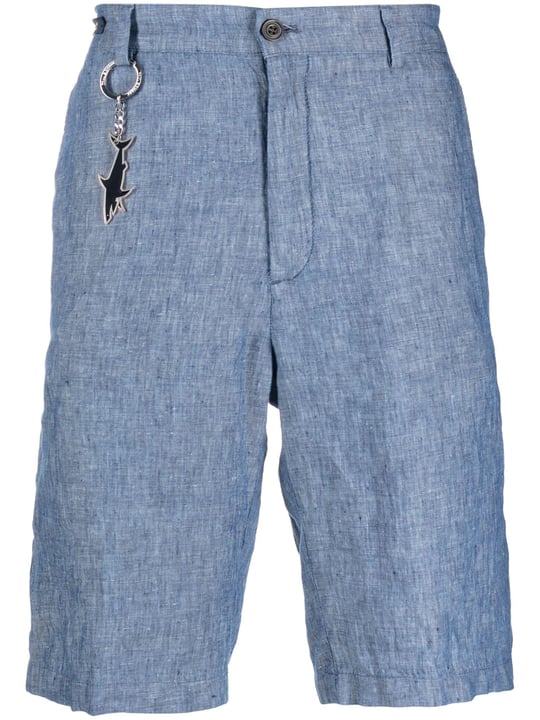 Paul Shark Paul Shark Erkek Regular Fit Düz Mavi BERMUDA 23414042-118