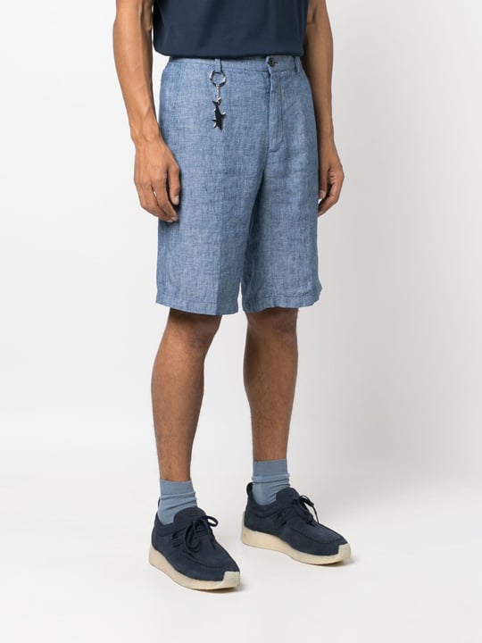 Paul Shark Paul Shark Erkek Regular Fit Düz Mavi BERMUDA 23414042-118