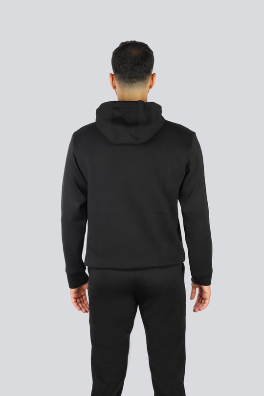Paul Shark Paul Shark Erkek Regular Fit Kapüşonlu Yaka Uzun Kollu Siyah Sweatshirt 15311852-011