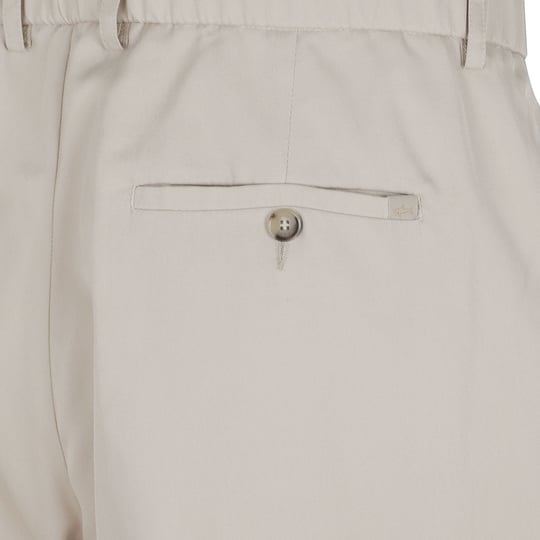 Paul Shark Paul Shark Erkek Regular Fit Beli Lastikl Düz Paça Bej Pantolon 26414076-029